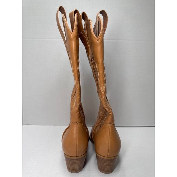 Oasis Society Amaya classic western boots brown size 7.5 - Picture 5 of 11